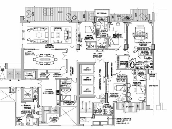 DLF camellias penthouse